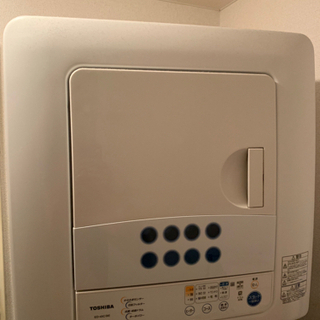 TOSHIBA 衣類乾燥機とラックのセット