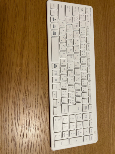 【中古】エレコム ワイヤレス キーボード ホワイト