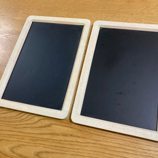 【黒板2枚セット】小型（30×21cm）①の画像