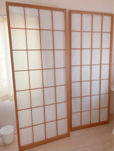 障子　張り替え済み　美品