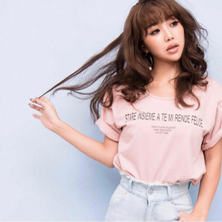 eimy istoire レタリングTシャツ