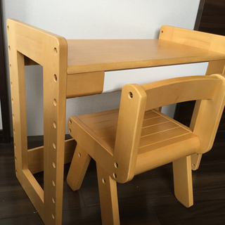 キッズ　机椅子セット