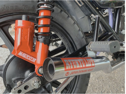 Kawasaki z400fx ゼファー　　集合菅マフラー