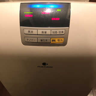 ①Panasonic 加湿空気清浄機 ナノイー