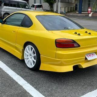 日産　S15  シルビア  スペックS  ☆車検なし☆車高調☆社外ホイール☆社外ステアリング☆社外フルエアロ☆LSD☆フロンタワーバー☆の画像