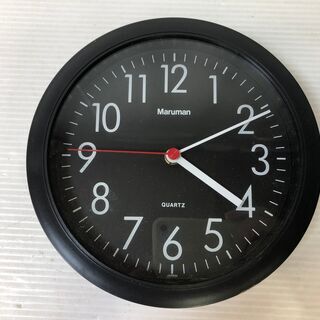 ★動作〇★ 掛け時計 Maruman 全長約20cm 小さめ