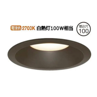 大光電機LEDダウンライト電球色2つ(新品)
