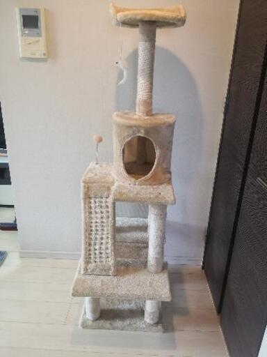 商談中 キャットタワー  猫 遊び 組み立て式 半年使用