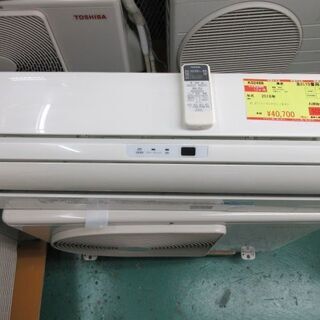 K02488　東芝　中古エアコン　主に10畳用　冷2.8kw ／ 暖3.6kw