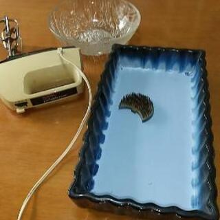ミキサー、生花グッツ、ガラスボール