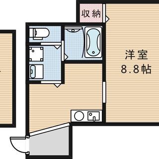 No210KN✌️🌸敷金•礼金0円✨✨１K❗️設備良し🙆‍♀️ロ...