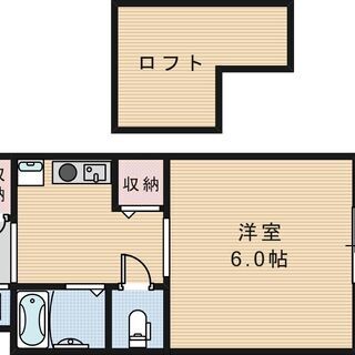 No211KN🍀❗️敷金•礼金0円❗️😊ロフト付き😊✨オートロッ...