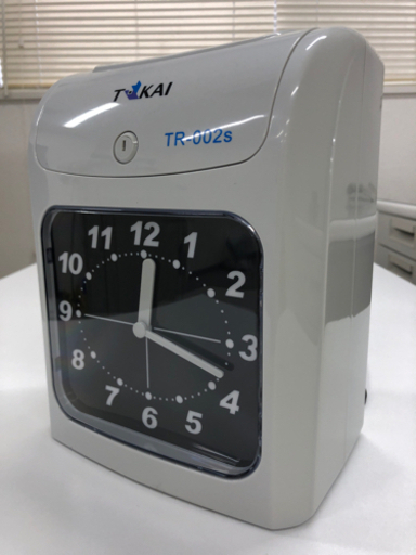 【美品】 【商談中】 TOKAI タイムレコーダー TR-002s タイムカード 出勤 退勤 実労働時間 残業時間