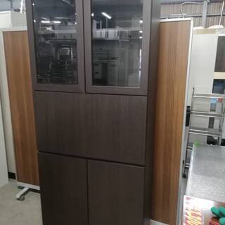 中古 小島工芸 H1800 木製書庫　松戸店舗