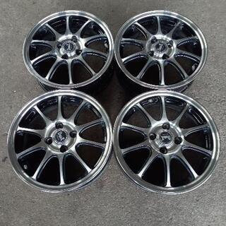 『取引中』15インチ アルミホイール 5.5J PCD100 ハブ径約67mm +45