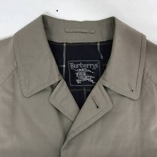 ⭕⭕⭕NY3/64 Burberrys 比翼 ステンカラーコート ジャケット チェック 日本製 アウター メンズ⭕⭕⭕の画像
