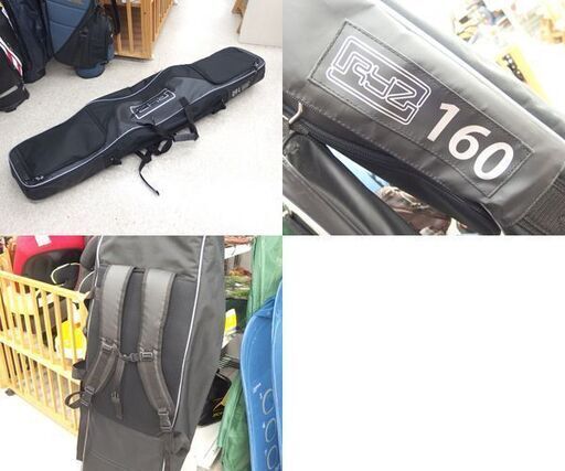 RYZ 151cm スノーボード MARSHALL ダブルキャンバー バインディング付板 27.5cm スノーボードブーツ＆ケースセット☆ PayPay(ペイペイ)決済可能 ☆ 札幌市 北区 屯田