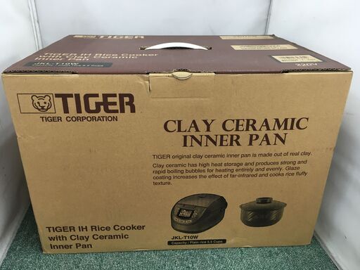 タイガー　土鍋IH炊飯器　JKL-T10W　未使用　海外仕様