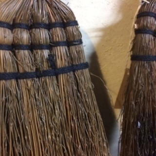 ベトナム いぐさほうき テーブル箒 新品未使用 しっかりしてます の画像
