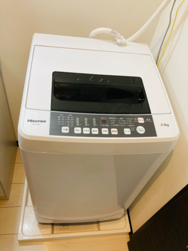 お値下げしました！【全自動洗濯機】Hisense 5.5kg HW-T55C