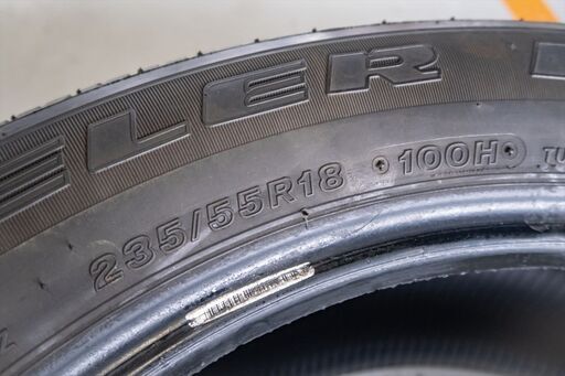 BRIDGESTONE DUELER H/T 687 235/55R18 2015年17週製造 4本 溝4mm台