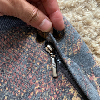 american stitch  ジョガーパンツ　爬虫類柄プリント　XL メンズの画像