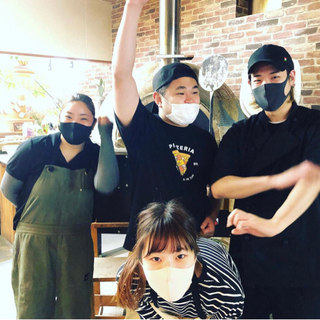 ピザ屋さんでのアルバイトの画像