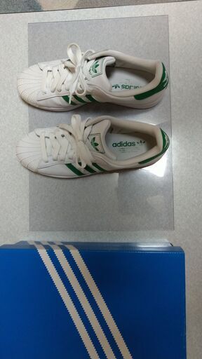 アディダス スーパースター 緑 ２８ｃｍ　adidas SUPERSTAR