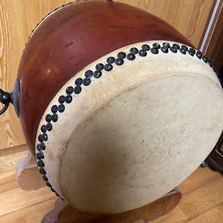 和太鼓(中) Yahoo!オークション - 和太鼓 中太鼓 打面直径約48.5cm 櫻木太鼓