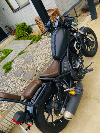 レブル250 新custom ハーレー仕様に ( KANAかな) 岡山のホンダの