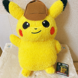 値下げ！名探偵ピカチュウのぬいぐるみ