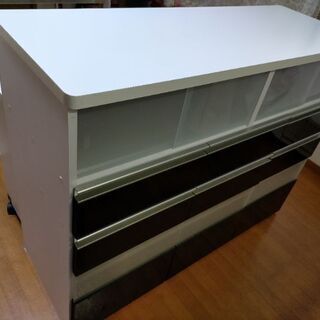 ニッセン食器棚バタフライ対面カウンター