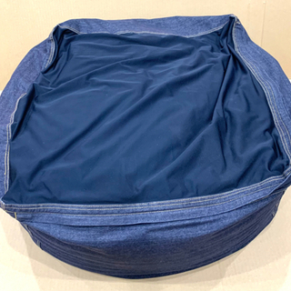 ★中古品　②無印良品　体にフィットするソファ　ビーズクッション