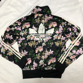 アディダス トレフォイル トラックジャケット レディース Lの画像