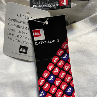 men'sロングTシャツ（M）（白）Quicksilver（クイックシルバー）の画像
