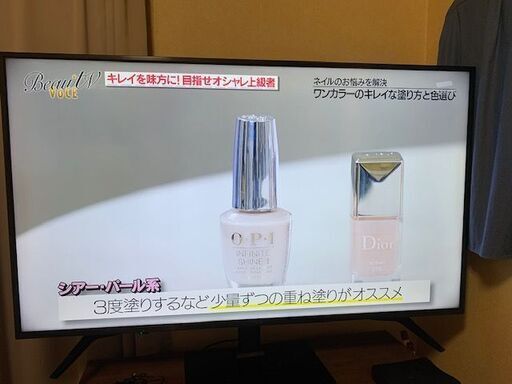 ハイセンス５５インチ　４K テレビ　使用頻度少な目　55A6100