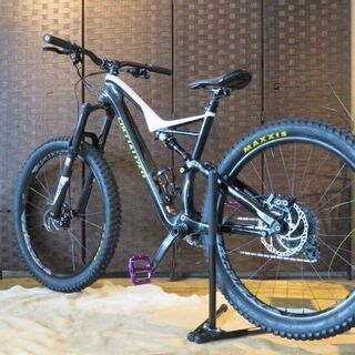 ■SPECIALIZED STUMPJUMPER FSR EXPART CARBON 6FATTIE 2017 スペシャライズド スタンプジャンパー L MTB マウンテンバイク 自転車 札幌発の画像