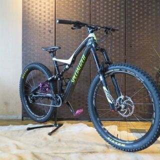 ■SPECIALIZED STUMPJUMPER FSR EXPART CARBON 6FATTIE 2017 スペシャライズド スタンプジャンパー L MTB マウンテンバイク 自転車 札幌発の画像
