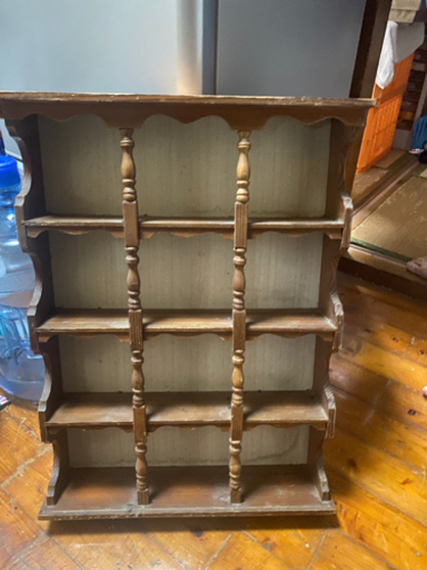 中古アンティーク　小物棚