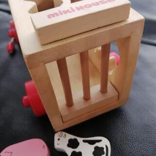 MIKIHOUSE　型はめパズル　アニマルバスの画像