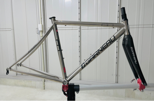 売約済み GARNEAU RTI 2014 チタン フレームセット 490サイズ ガノー チタニウム フルカーボンフォーク ルイガノ
