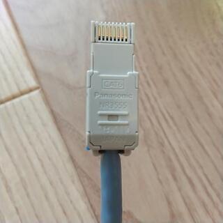LANケーブル 5m CAT6 パナソニックぐっとす(プラグ)付きの画像