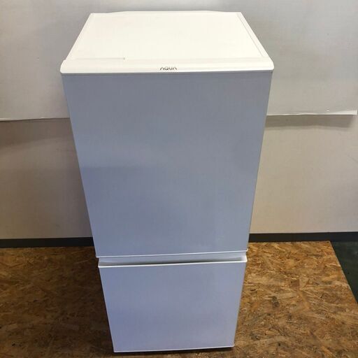【AQUA】 アクア ノンフロン 冷凍 冷蔵庫 容量126L 冷凍室46L 冷蔵室80L  AQR-E13H 2019年製.