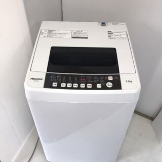 Hisense(ハイセンス)★全自動電気洗濯機③★HW-T55C★5.5kg★ホワイト★2018年製★【送料0円(地域限定)】の画像