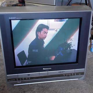 パナソニックブラウン管テレビ/VHS/DVD