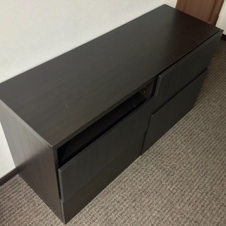 IKEA イケア　BESTÅ　ベストー　収納家具　テレビ台　ローチェスト　の画像