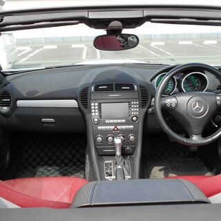 H16 ベンツ ＳＬＫ３５０ ＳＬＫ３５０（２名）　スポーツパッケージ　キーレス　純正ナビ　パワーシート　電動オープン　純正１７インチアルミ 15637の画像