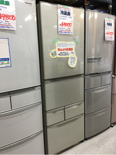 ●販売終了●冷蔵庫　5ドア　自動製氷有り　427L 2012年製　中古品