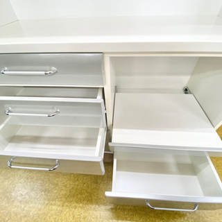 【シギヤマ家具】食器棚★収納力バツグン!! ホワイトの画像