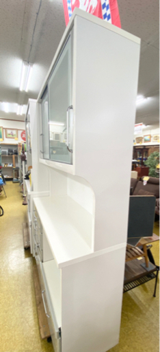 キッチンボード 幅120.5cm シギヤマ家具 ホワイト